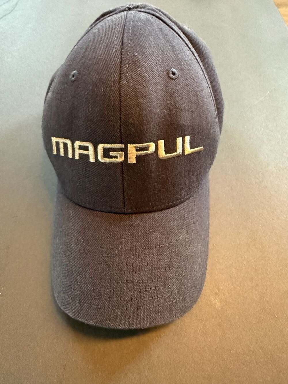 Magpul Wordmark Stretch Fit Baseball Cap Black (Size S/MD)